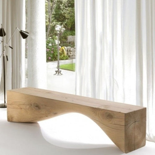 Solid Wood Bench: Expertly Crafted Furniture-Bench