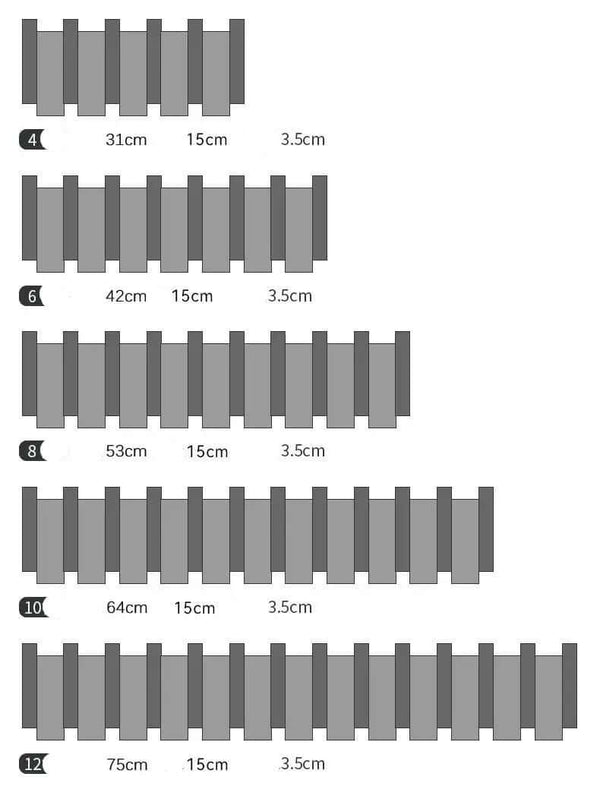 Solid Wood Clothes Hanging Wall Mounted Rack-Drying Racks & Hangers