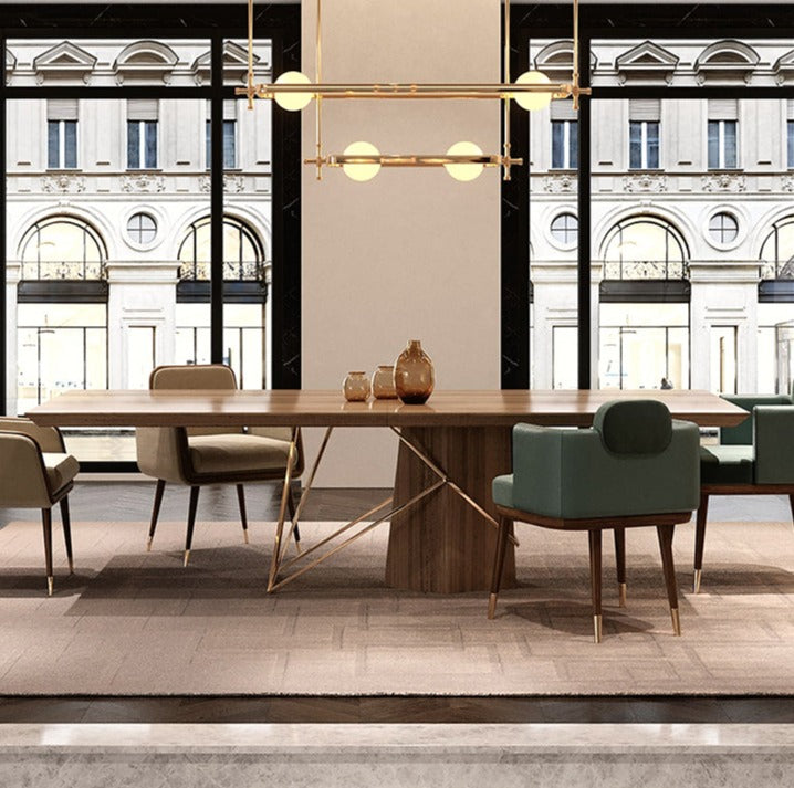 Solid Wood Designer Dining Table-Dining Tables