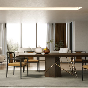 Solid Wood Designer Dining Table-Dining Tables