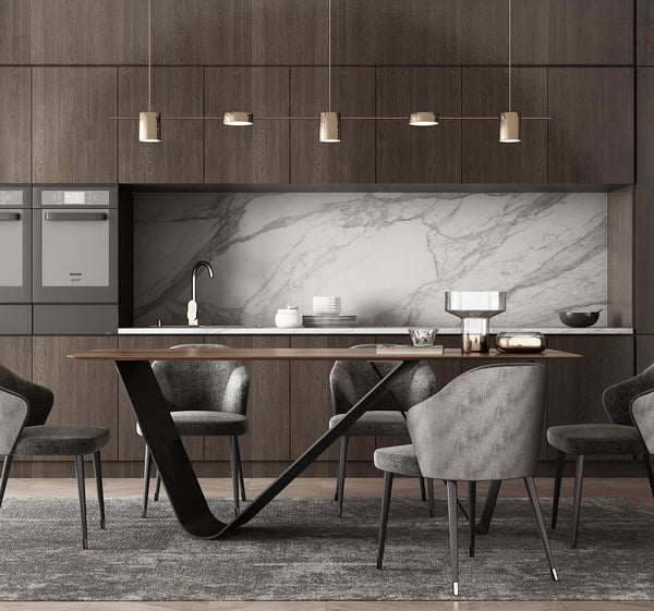 Solid Wood Dining Table-Dining Tables