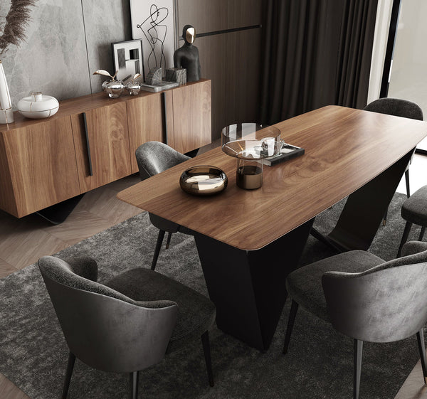 Solid Wood Dining Table-Dining Tables