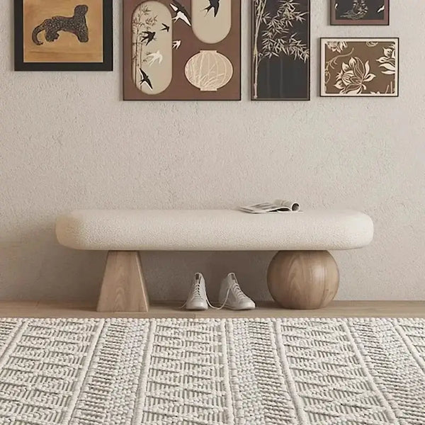 Solid Wood Shoe Bench – Durable and Timeless Design-Bench