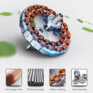 Solid Wooden Blade Ceiling Fan 60 Inch with Remote-Ceiling Fans