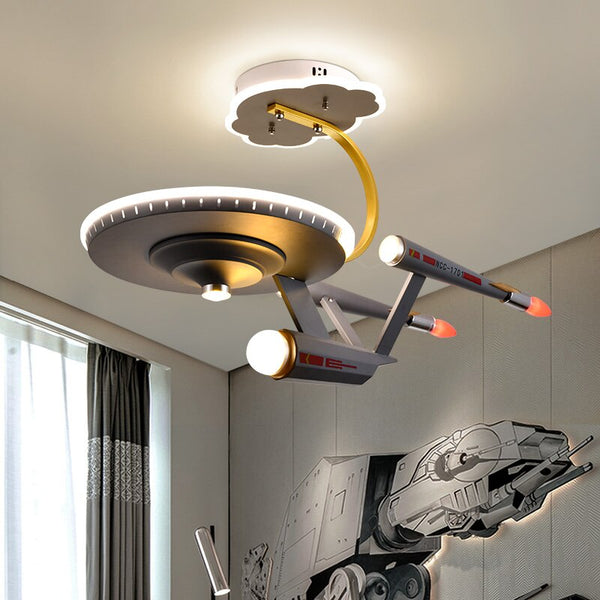 Space Ship Galaxy LED Light for Kids Room-Kids Room Nursery Lighting