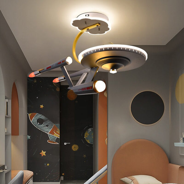 Space Ship Galaxy LED Light for Kids Room-Kids Room Nursery Lighting
