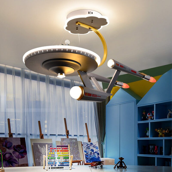 Space Ship Galaxy LED Light for Kids Room-Kids Room Nursery Lighting