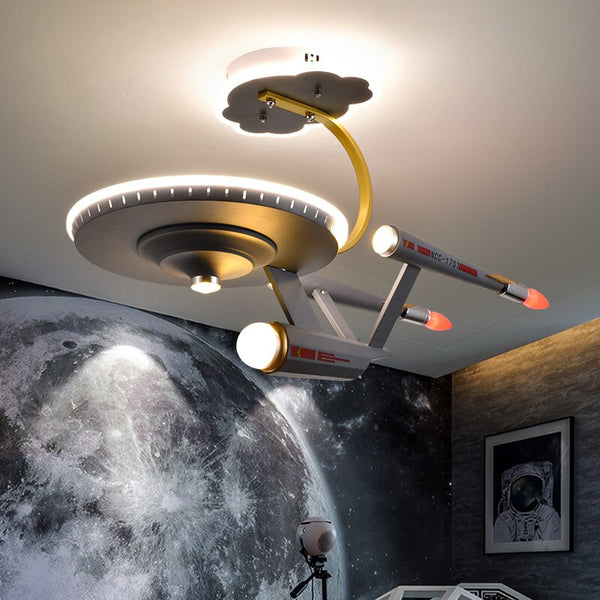 Space Ship Galaxy LED Light for Kids Room-Kids Room Nursery Lighting