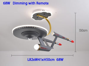 Space Ship Galaxy LED Light for Kids Room-Kids Room Nursery Lighting
