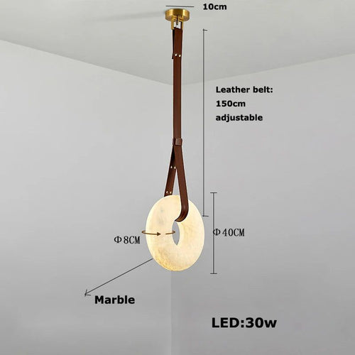 Spanish Marble Ring Lustre Chandelier Lighting-Pendant Lights