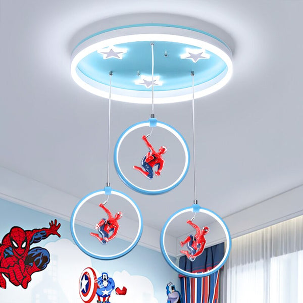 Spiderman Ceiling Light - Deco Lighting for Kids Room-Kids Room Nursery Lighting