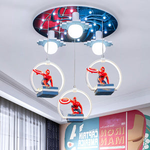 Spiderman LED Hanging Light for Kids Room-Kids Room Nursery Lighting
