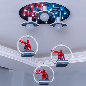 Spiderman LED Hanging Light for Kids Room-Kids Room Nursery Lighting