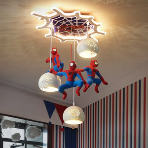 Spiderman Pendant Light - Art Deco Lighting for Kids Room-Kids Room Nursery Lighting