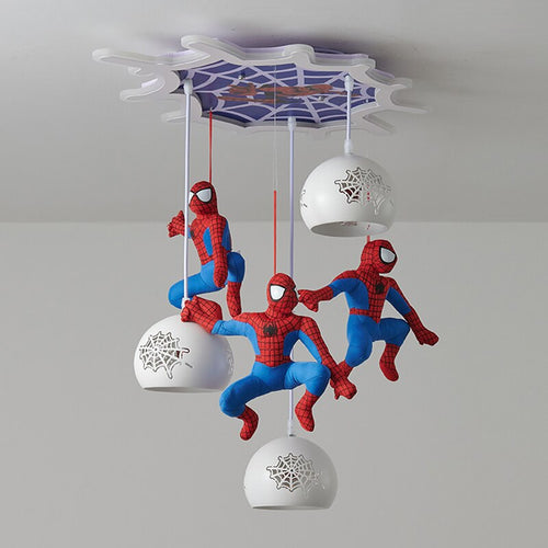 Spiderman Pendant Light - Art Deco Lighting for Kids Room-Kids Room Nursery Lighting