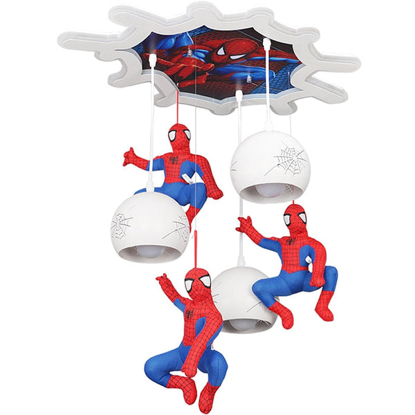 Spiderman Pendant Light - Art Deco Lighting for Kids Room-Kids Room Nursery Lighting