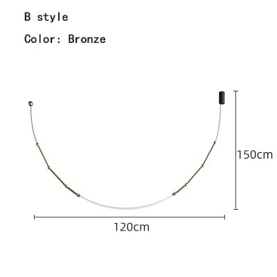 Spiral Rope Light: Illuminate your space with style-Chandeliers