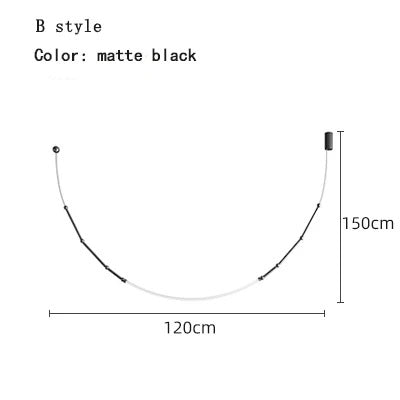 Spiral Rope Light: Illuminate your space with style-Chandeliers