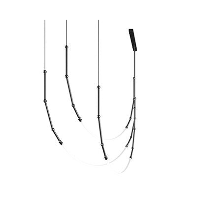 Spiral Rope Light: Illuminate your space with style-Chandeliers