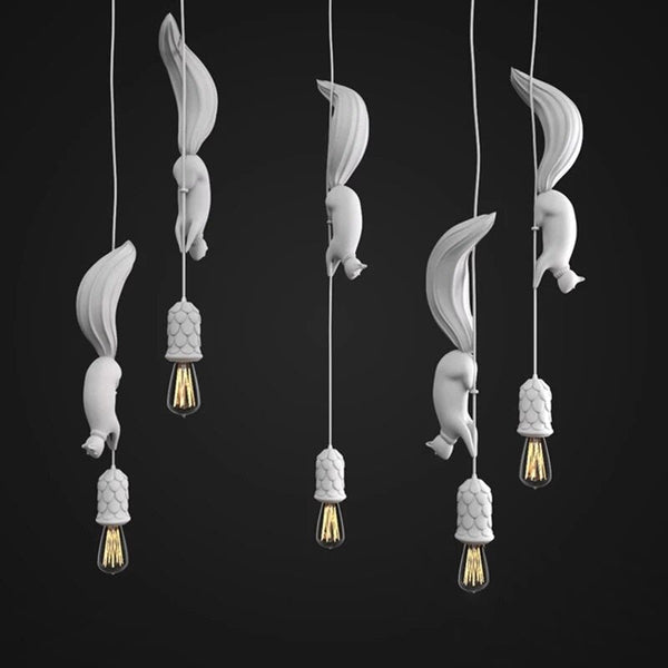 Squirrel Resin Modern Pendant Lights-Pendant Lights