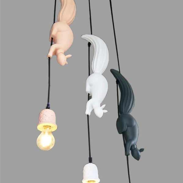 Squirrel Resin Modern Pendant Lights-Pendant Lights