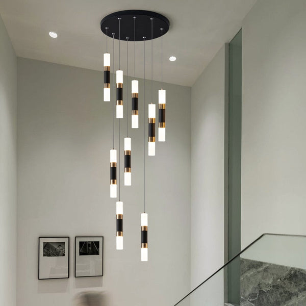 Staircase Chandelier - Illuminate with Acrylic Chandelier-Staircase Chandelier