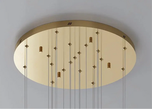 Staircase Chandelier - Unique Circular Cone Ambience-Staircase Chandelier