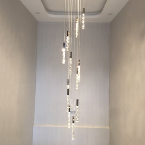 Staircase Crystal Chandelier Light-Staircase Chandelier