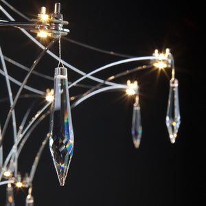 Starry Crystal Minimalistic Chandelier-Ceiling Chandelier