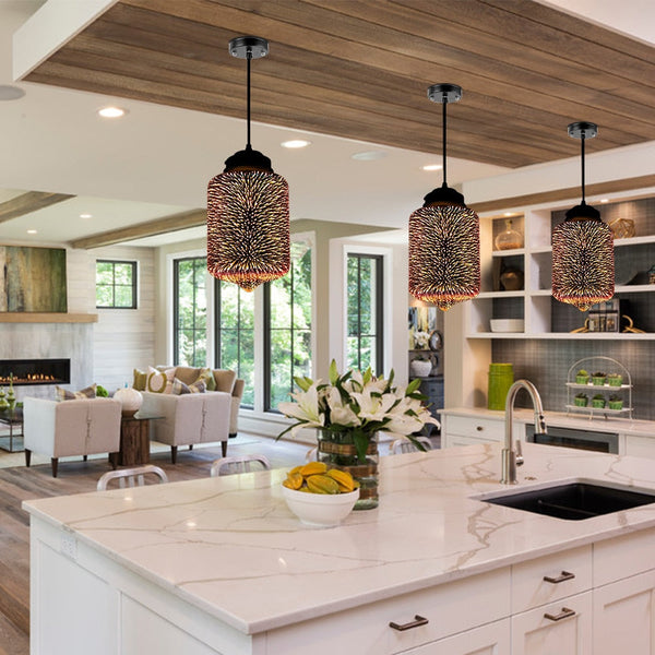 Starry Sky Hanging Glass Chandelier-Pendant Lights