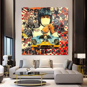 Steve McQueen Le Mans Poster – Vibrant Collectible Wall Art-Wall Posters