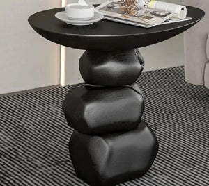 Stones Art Rock Side Table-Coffee Table