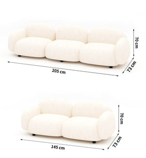 Stretch Canape Sofa Set - Transform Your Living Room Comfort-Sofa Set