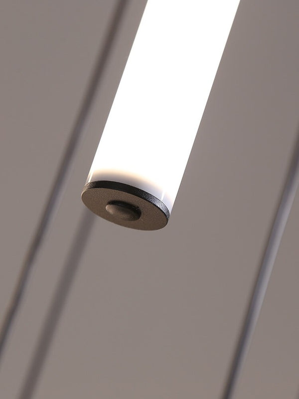 Strip Cylinders Chandelier - Sleek & Modern Lighting-Staircase Chandelier