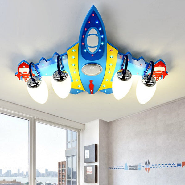 Stylish Plane Chandeliers Light - Illuminate Your Space-Kids Room Nursery Lighting