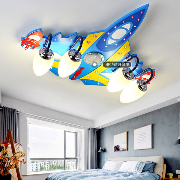 Stylish Plane Chandeliers Light - Illuminate Your Space-Kids Room Nursery Lighting
