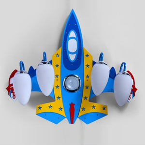 Stylish Plane Chandeliers Light - Illuminate Your Space-Kids Room Nursery Lighting