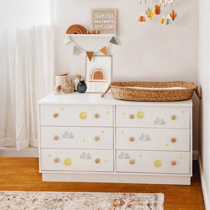 Sun Wall Stickers Wall Decal - Easy to Apply & Remove-Kids Nursery Bohemian Wall Decals