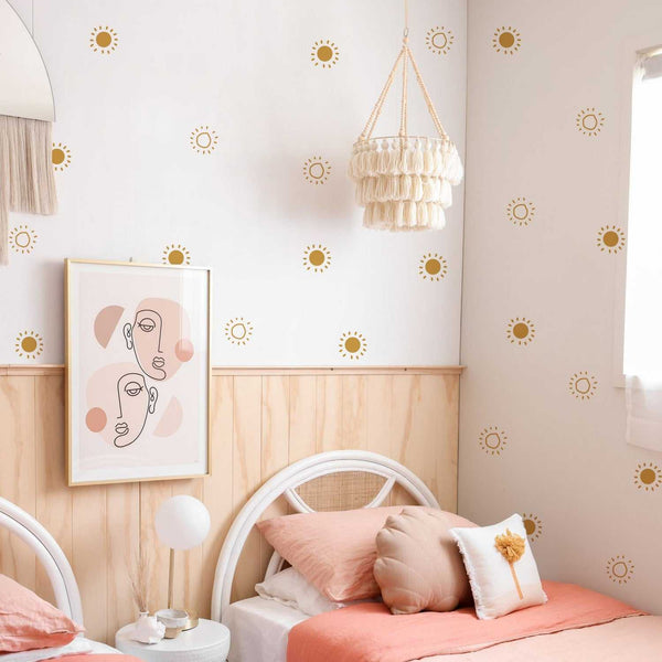Sunshine Nursery Wall Decal: Transform Your Space-Kids Nursery Bohemian Wall Decals
