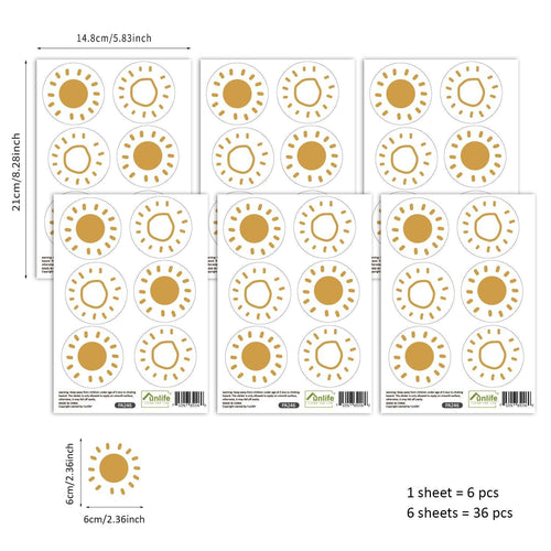 Sunshine Nursery Wall Decal: Transform Your Space-Kids Nursery Bohemian Wall Decals