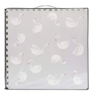 Swan Boho Puzzle Play Mat Tiles – Soft Foam Baby Play Area (6 Tiles + 12 Corner Strips)-Toddler Play Mats
