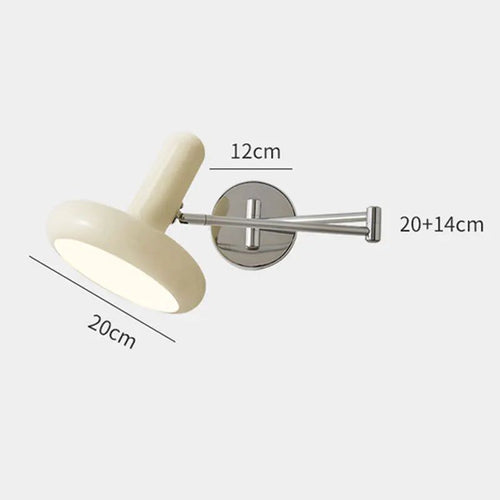 Swing Arm Elbow Rocker Wall Lamp-Wall Lights