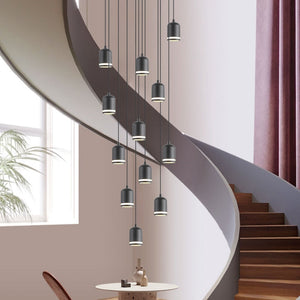 Swirl Staircase Chandelier: Elegant Lighting Solutions-Staircase Chandelier