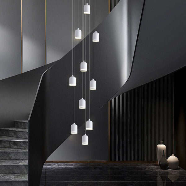 Swirl Staircase Chandelier: Elegant Lighting Solutions-Staircase Chandelier