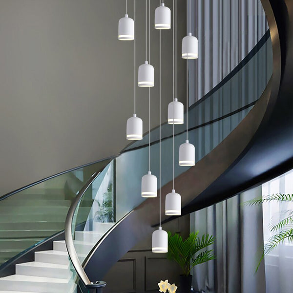 Swirl Staircase Chandelier: Elegant Lighting Solutions-Staircase Chandelier