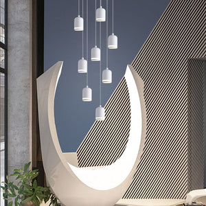 Swirl Staircase Chandelier: Elegant Lighting Solutions-Staircase Chandelier