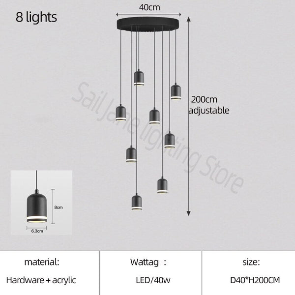 Swirl Staircase Chandelier: Elegant Lighting Solutions-Staircase Chandelier