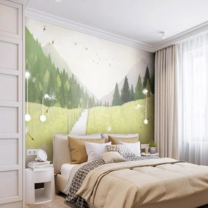 Swiss Alps Wallpaper: Sceneries and Picturesque Landscapes-Trees Wallpaper