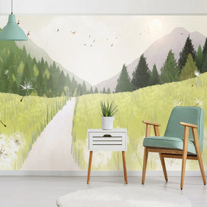 Swiss Alps Wallpaper: Sceneries and Picturesque Landscapes-Trees Wallpaper