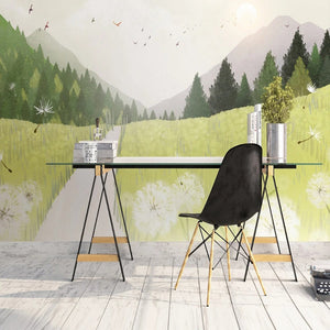 Swiss Alps Wallpaper: Sceneries and Picturesque Landscapes-Trees Wallpaper